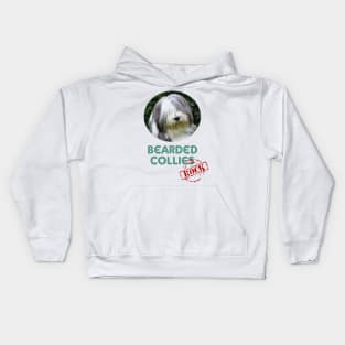 Bearded Collies Rock Kids Hoodie